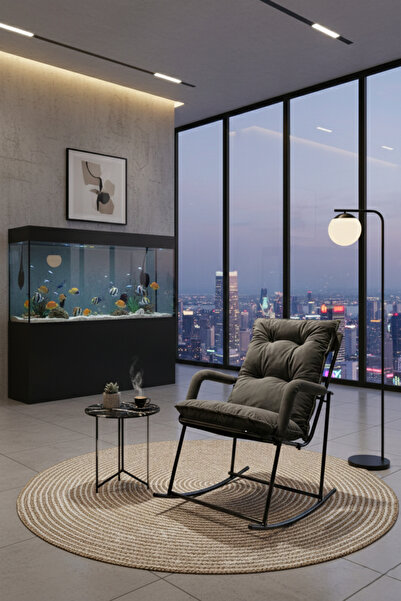 AVYNA Premium Sallanır Sandalye & Dinlenme Koltuğu | TV Koltuğu, Minderli Rah...