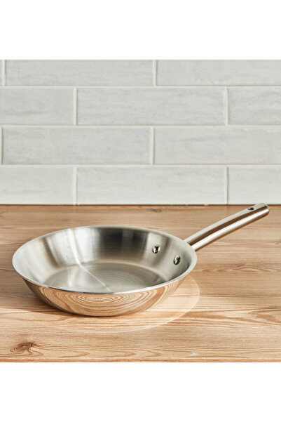 Generic Argent Tripro Tri-Ply Stainless Steel Induction Base Fry Pan - 24 cm