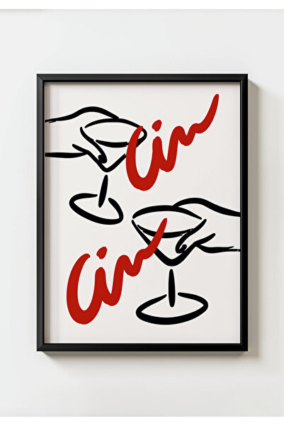 MIOVI WORKS Cin Cin |   Tablou decorativ de perete pentru bucătărie, modern, ...