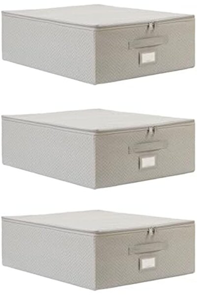 Yıldızan مجموعة esnshop مكونة من 3 حقائب متوسطة الحجم باللون الرمادي مقاس 45 ...