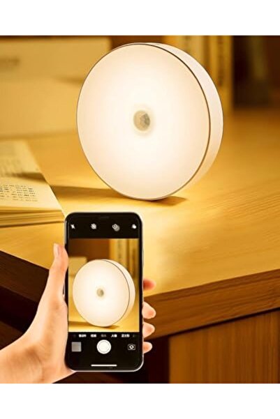 Yıldızan Usb Şarjlı Hareket Sensörlü Otomatik 8 Led Aydınlatma Işık Mıknatısl...