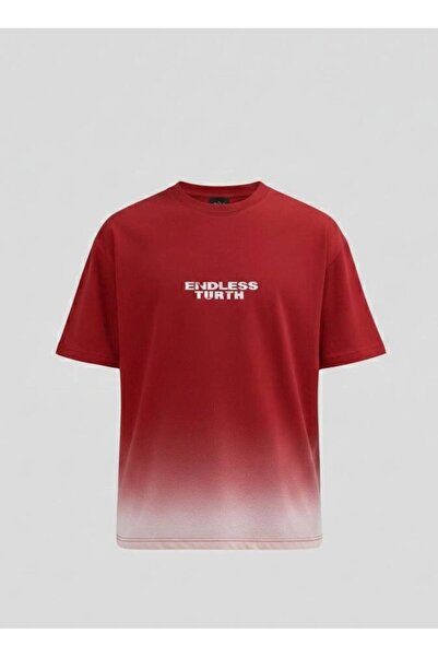 STOCX Men's Oversize Front and Back Printed T-Shirt