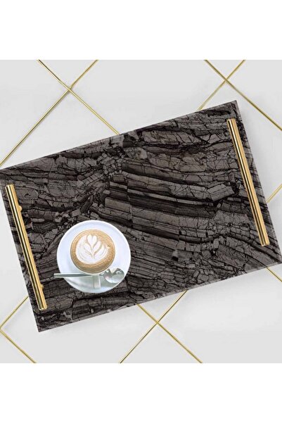 LOWHA صينية تقديم أكريليك مزخرفة