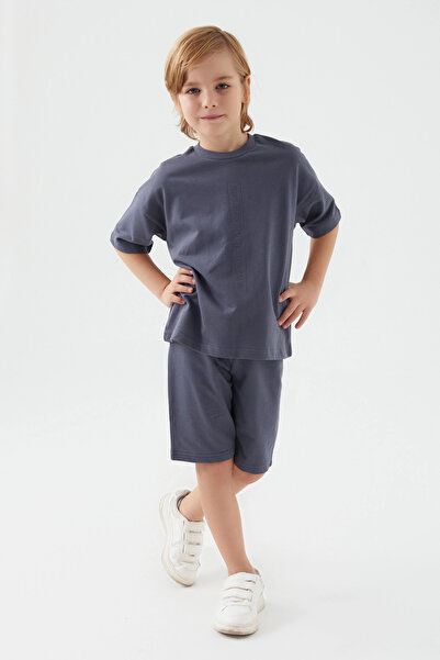 Rolypoly Boy's Bermuda Suit - Anthracite
