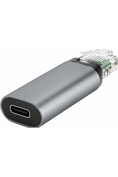 Pmr محول USB-C إيثرنت من النوع C أنثى إلى RJ45 ذكر بسرعة 1 جيجابت في الثانية،...