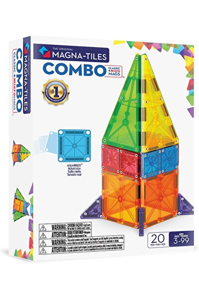 Nacario Nrcrioshop Combo 20 Piece Magnetic Building Set, Original Magnetic Bu...