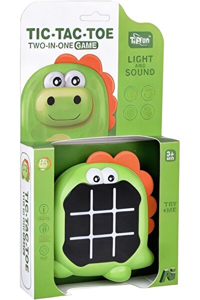 Leno Tic Tac Toe 2-In-1 Game With Light And Sound, Interactive Electronic Gam...