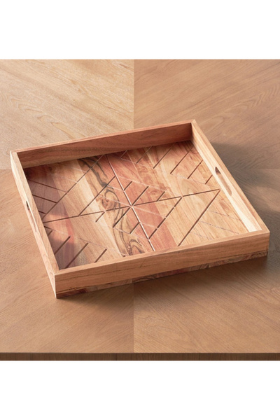 nomads Majilis Acacia Wood Serving Tray