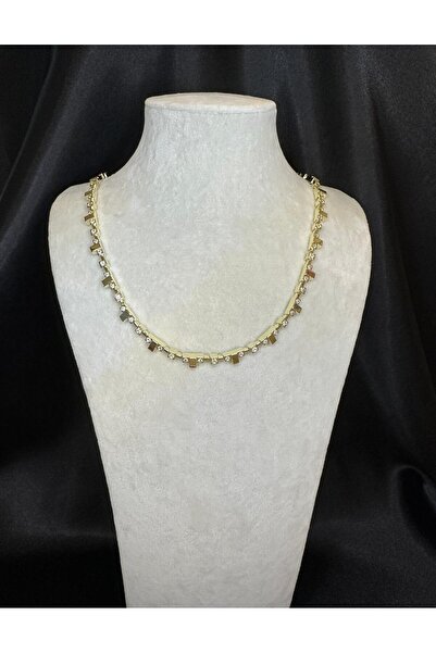Bohemiart Jewelry Zirkon Taşlı Altın Renkli VIP Kolye