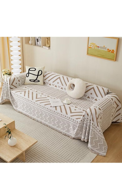 Generic Double-sided chenille sofa cover, stylish sofa cover (multiple sizes ...