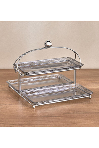 Generic Amal 2-Tier Cake Stand - 27 cm