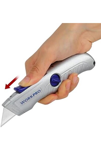Yıldızan tsnshop WP213007 Alüminyum Gövde Otomatik Geri Çekilebilir Rötuş Bıç...