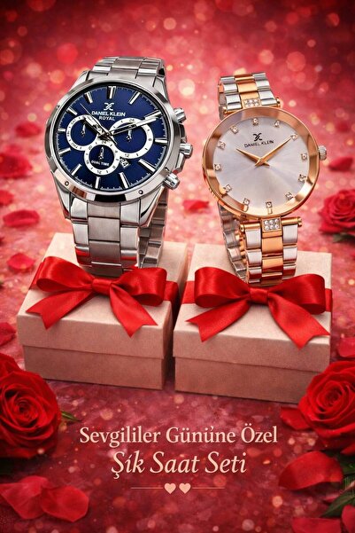 Daniel Klein Couple Watch Set |   Valentine's Day Special |   Original Women'...