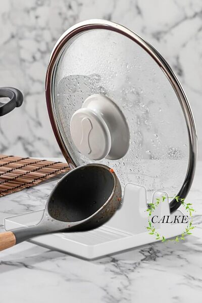 Yıldızan Esnshop Pot Lid Holder and Spoon Rest – Pot Lid Stand Dirty Spoon Re...