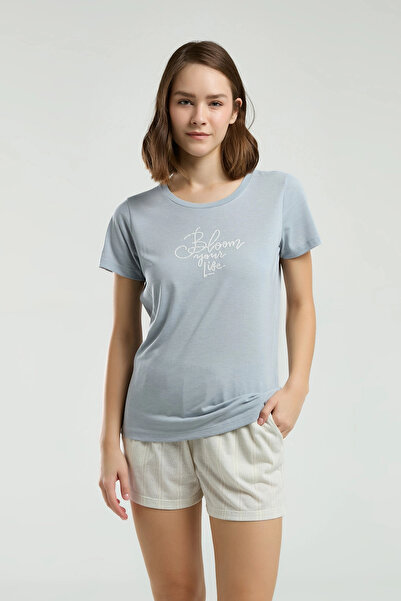 Arnetta Women's Shorts Set - Soft Green