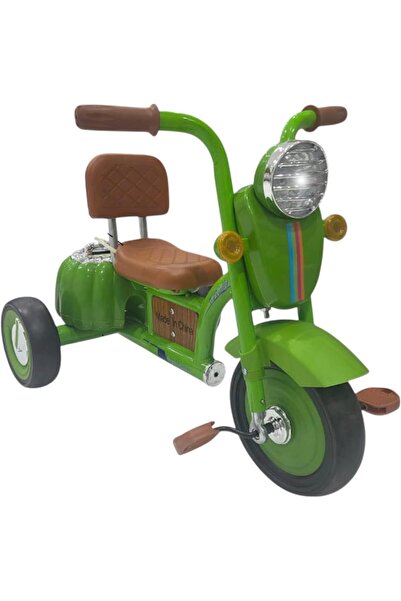 Leno Kids Tricycle With Comfortable Leather Seat And Rear Storage Trunk - BTC...