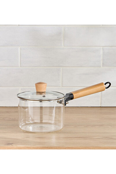 Generic Nayrah Borosilicate Tempered Glass Saucepan - 1.5 L