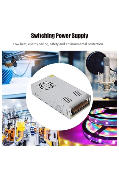 Generic مزود طاقة 12 فولت، 500 واط، 41.7 أمبير / 40 أمبير، تيار متردد 220 فول...