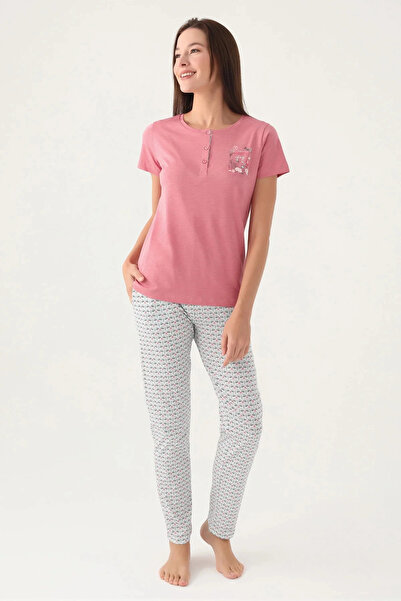 Arnetta SET DUBLU PENTRU FEMEI - ROZ ROȘU