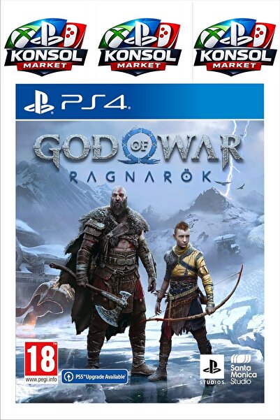 Konsol Market God of War Ragnarök - Playstation 4 Oyunu (Açılmış)