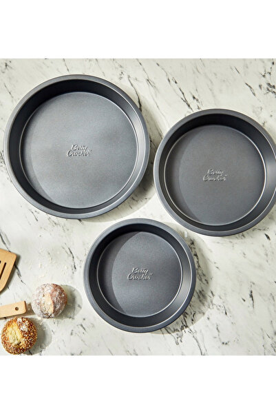 BETTY CROCKER 3-Piece Carbon Steel Baking Pan Set