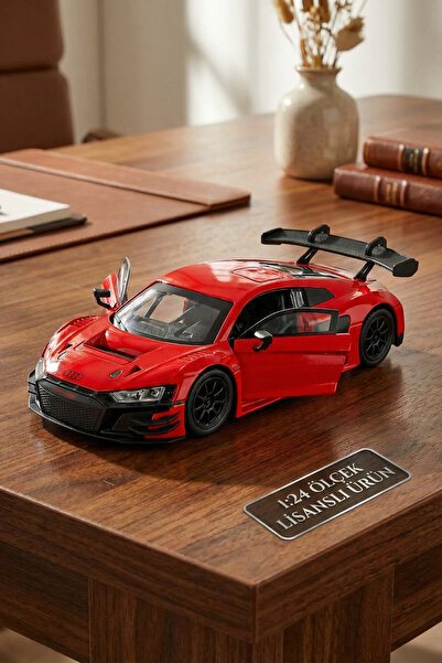 craftivio Motormax 1:24 Audi R8 LMS GT3 Diecast Model Araba Lisanslı - Kırmız...