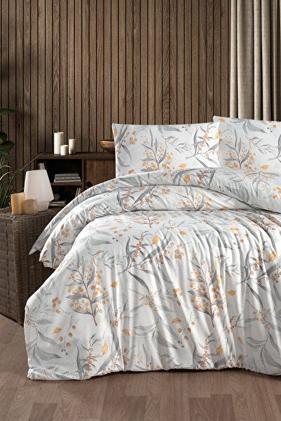 First Choice طقم غطاء لحاف مزدوج من القطن بنسبة 100% من تيجان