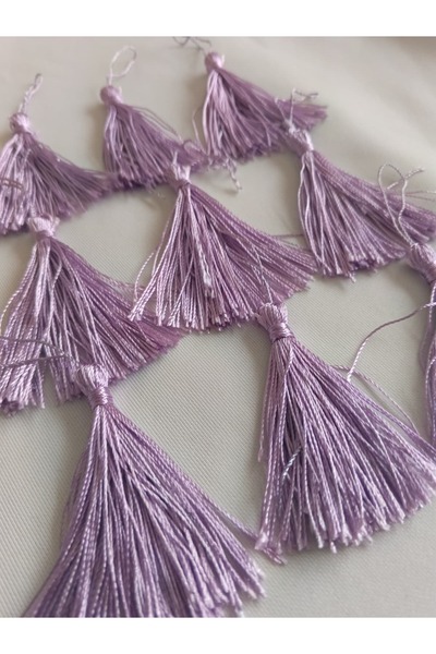 ULUPAMİR Purple Color 9 Pieces Tassel Fringe