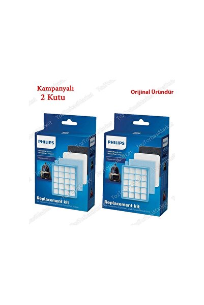 ferhat0 Philips Compatible Fc 9532 Powerpro Active Hepa Filter Set 2 Boxes (3...