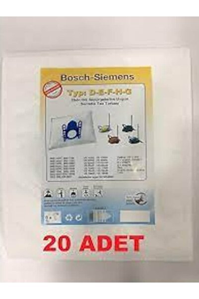 ferhat0 كيس غبار للمكنسة الكهربائية بوش GL-30 (20 قطعة) (518847179)