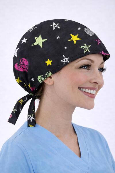 Dr. Mitra Cerrahi Bone Medikal Doktor Hemşire Hastane Bonesi Unisex -Siyah Yı...