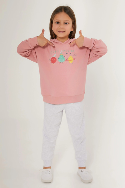 Rolypoly Girl's tracksuit - retro pink