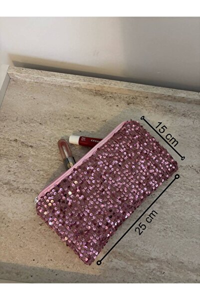 girlsybags Рожева сумочка з паєтками Елегантна сумочка-клатч Сумочка з паєтками