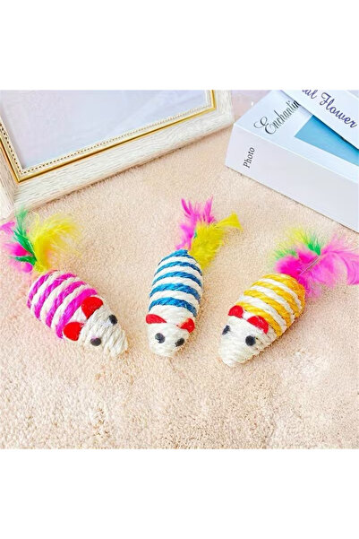PisiMall Set of 3 mice for cats