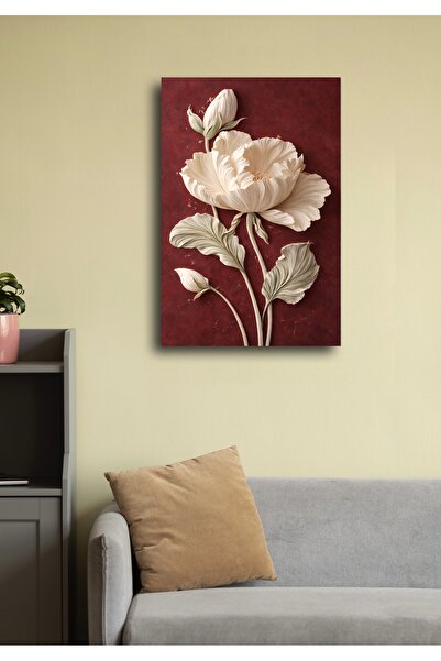 PRİME Concept Renk seçenekli Çiçek kanvas tablo