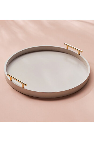 Generic Luxe Wooden Serving Tray - 50 cm