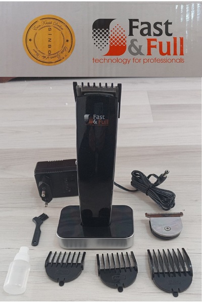 Sinbo Fast Full MARKA KUAFÖR Profesyonel T BIÇAK saç sakal tıraş makinesi KAB...