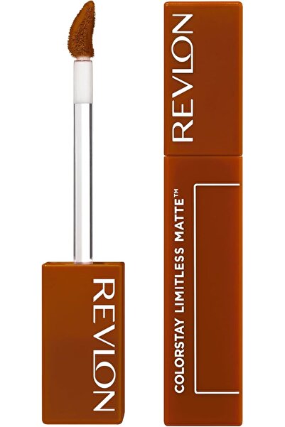 Revlon أحمر شفاه سائل مطفي من كولورستاي ليميتلس، تركيبة نباتية، لا يترك بقعاً...