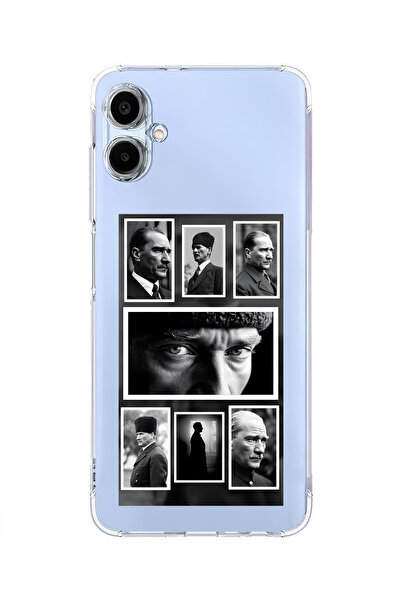 moonset Samsung Galaxy A04 Uyumlu Baskılı Yumuşak Silikon Şeffaf Telefon Kılıfı