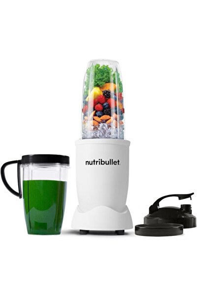 Nutribullet Blender Pro NB907MAW, 900 W, 1 viteza, 5 accesorii, alb
