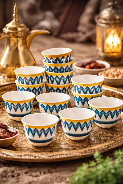 Luminarc Traditional Arabic coffee cup set ☕✨ – 12 cups with a luxurious Gulf...