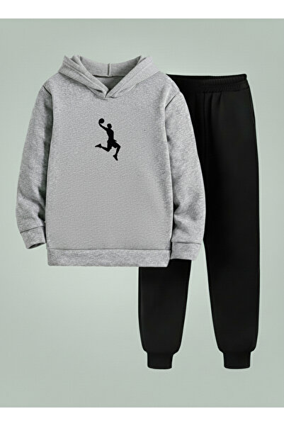 LORVEX Children's Sweatshirt - Tracksuit Set (Hooded) Yukaridan Smaç Printed ...