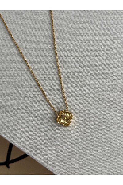 İREM YILDIZ Çelik Unısex Gold Kolye