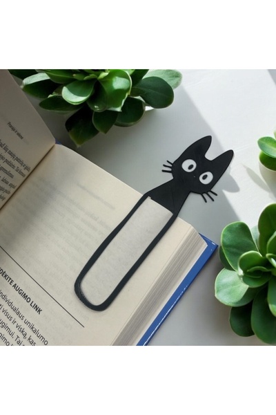 Cypnova علامة كتاب على شكل قطة