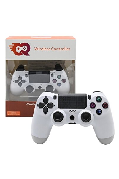 cr WIRELESS CONTROLLER, JOYSTICK FOR PLAYSTATION 4 & PC ( WHITE )