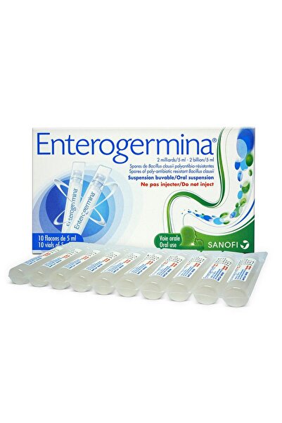 Enterogermina 2 مليار/5 مل من معلق بكتيريا باسيلوس كلاوزي الفموي
