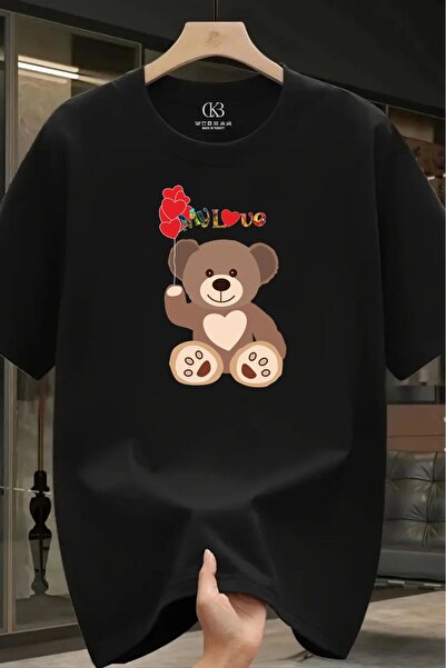 qubo sportswear & company Unisex Oversize Printed Cotton Crew Neck Short Slee...