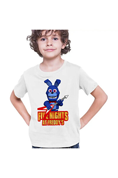 OEM Tricou Copii Baieti Fnaf Bonnie Five Nights at Freddy Horror Halloween