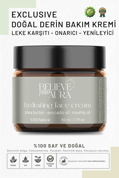 Believe Your Aura Nem Bombası Cilt Bakım Kremi - Onarıcı Yenileyici Canlandır...