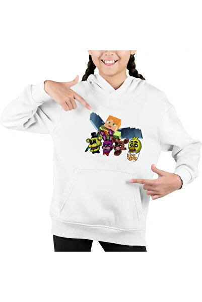 OEM Hanorac Copii Fete Fnaf Minecraft Five Nights at Freddy Horror Halloween